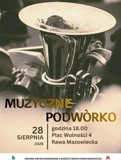 Koncert plenerowy „Muzyczne podwórko” w Rawie Mazowieckiej – ostatni weekend wakacji z muzyką na żywo