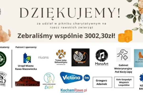Piknik charytatywny w Rawie zebrał ponad 3 tysiące złotych