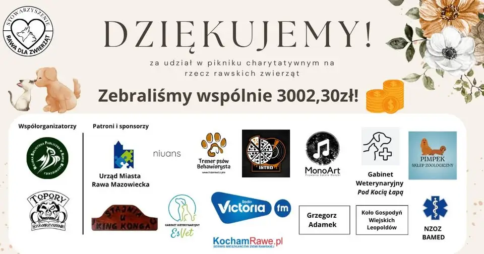 Piknik charytatywny w Rawie zebrał ponad 3 tysiące złotych