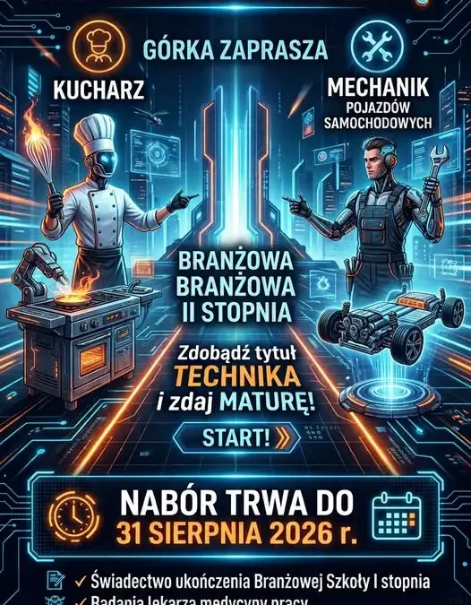 Trwa nabór do Branżowej Szkoły II stopnia w ZSCEZIu – ostatnie wolne miejsca