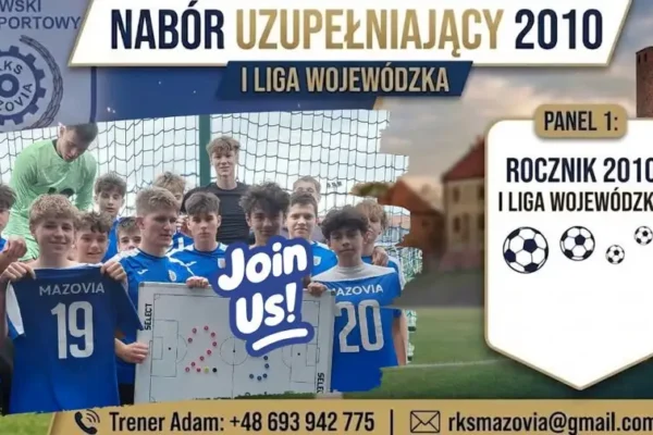 Nabór do RKS Mazovia Rawa Mazowiecka – rocznik 2010