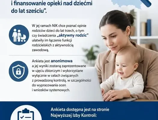 NIK bada opinię rodziców o programie „Aktywny rodzic” – ankieta dla rodzin