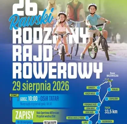 Sportowy weekend w Rawie Mazowieckiej: rajd, otwarcie stadionu i turniej – wszystko dla Jaśka