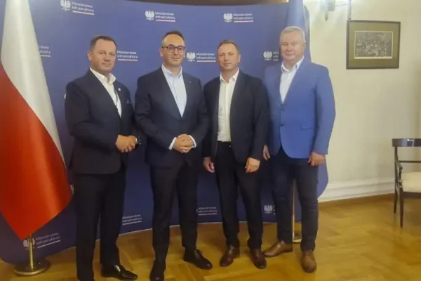 Wójt Cielądza rozmawiał z ministrami o inwestycjach drogowych i rozwoju gminy