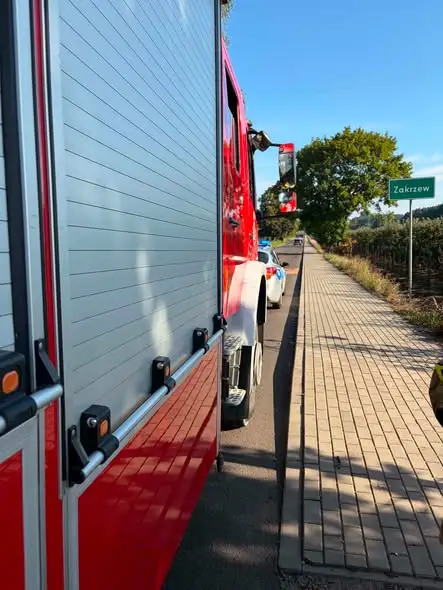 Kolizja w Białej Rawskiej – interwencja OSP KSRG