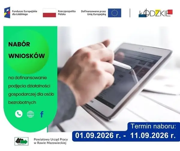 Rawa Mazowiecka: do 30 tys. zł na własną firmę – nabór wniosków tylko do piątku