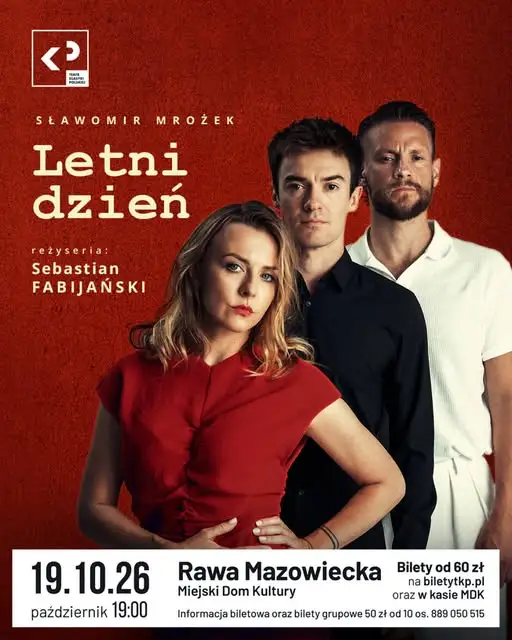 „Letni dzień” Mrożka zawita do Rawy Mazowieckiej – spektakl Teatru Klasyki Polskiej