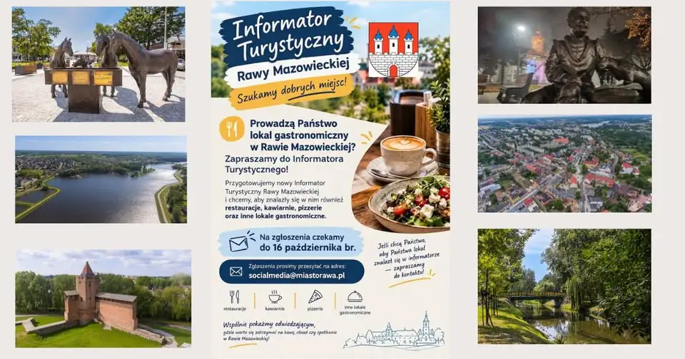 Rawa Mazowiecka tworzy Informator Turystyczny – zaproszenie dla lokalnej gastronomii
