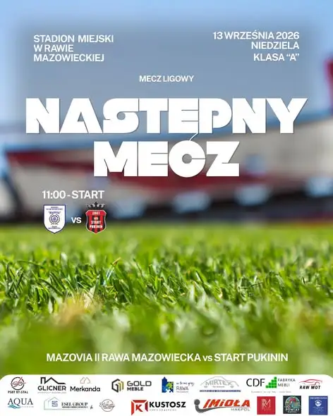 RKS Mazovia Rawa Mazowiecka przed domowymi meczami. Terminarz na Zamkowej