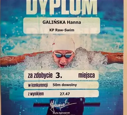 Hanna Galińska z Rawy Mazowieckiej z brązem Mistrzostw Polski i powołaniem do Kadry Narodowej