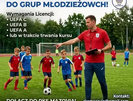 RKS Mazovia szuka przyszłych trenerów piłki nożnej