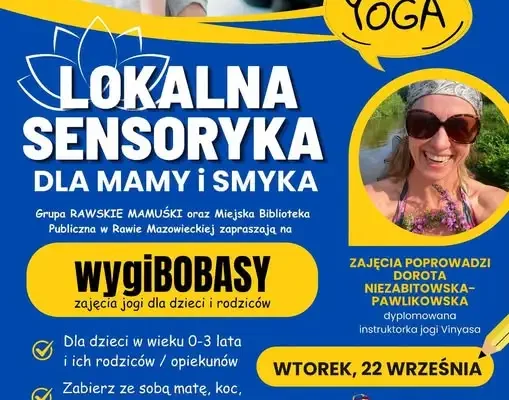 Rodzicielskie wygiBOBASY, czyli joga dla mam z maluszkami w rawskiej bibliotece