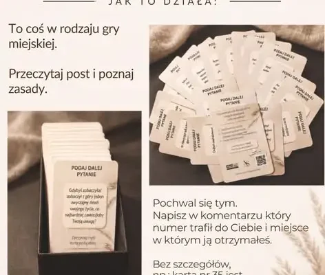 Karty z pytaniami wracają do Skierniewic. Projekt „Czytamy siebie” zachęca do zatrzymania się nad sobą
