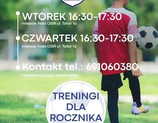 Rocznik 2021 w RKS Mazovia tworzy samodzielną drużynę – nowy harmonogram treningów